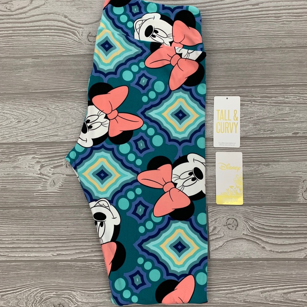 LuLaRoe Disney TC Leggings Minnie Mouse